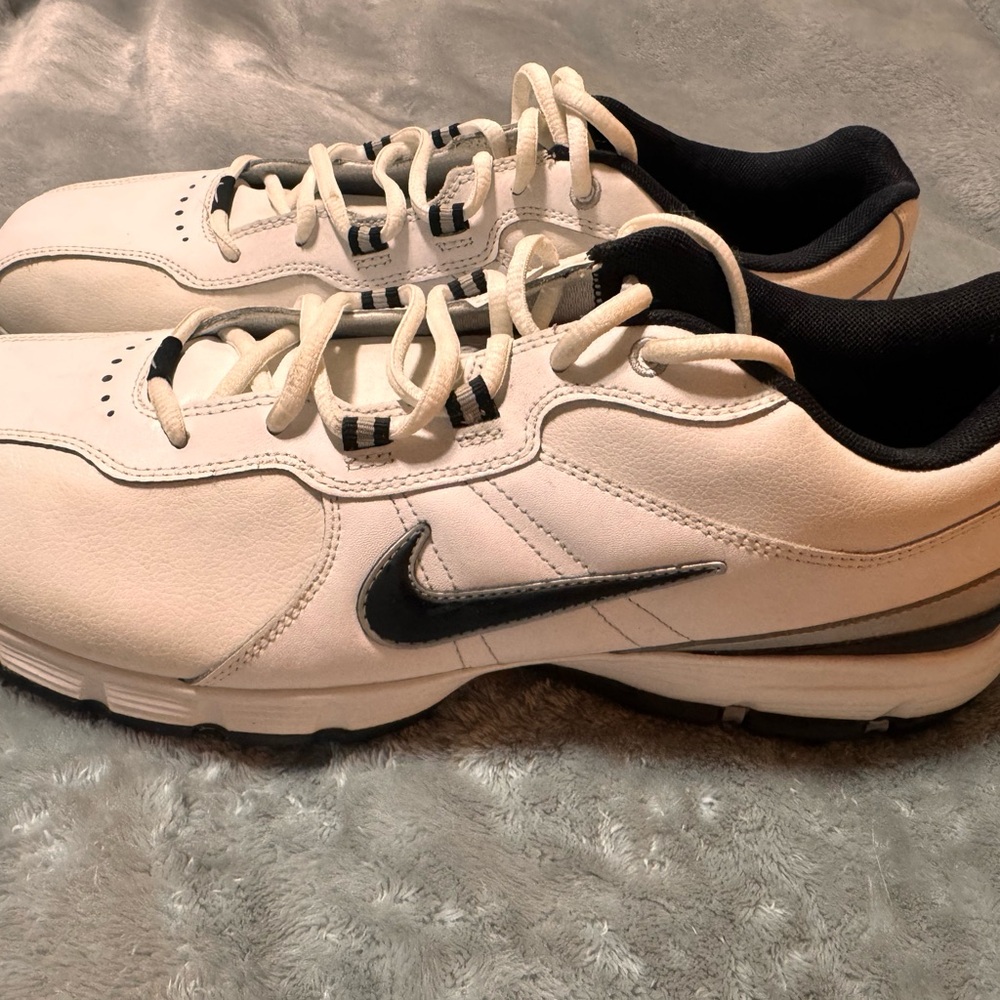 Nike TAC Power Channel Synthetic Leather Golf Shoes 317682-101 Men's Size 12